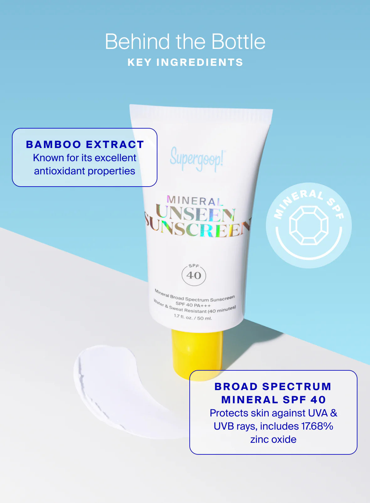 2bf81345159462adc4a5e18538480d3f_db024e9e-3226-4adc-9b7a-c2d0593972be.jpg SPF 40 | Mineral Unseen Sunscreen - Image 7