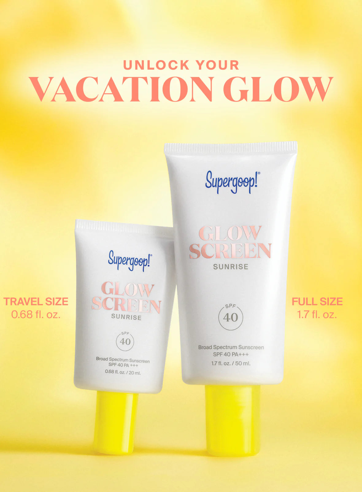 6a88a5b1574fc81740fe674c16575e8e_c8953fbf-8e1b-44de-8d45-49fdcf04c0d6.jpg SPF 40 | Wake Up & Glow Sunkissed Duo Glowscreen - Image 4