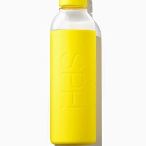 SPF! Glass Water Bottle